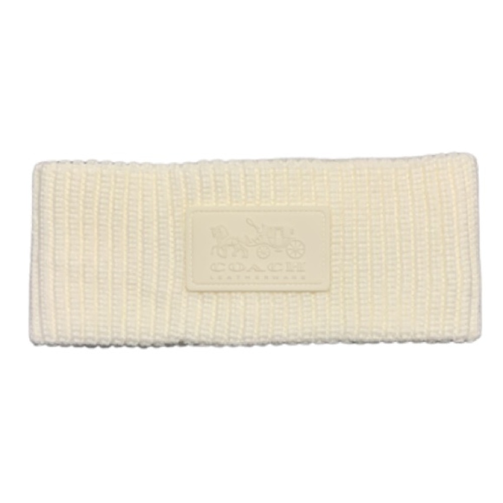 COACH Cream Headwarmer